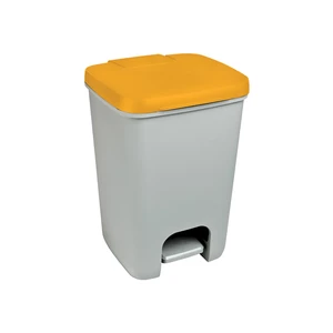 Sivo-oranžový odpadkový kôš Curver Essentials, 20 l