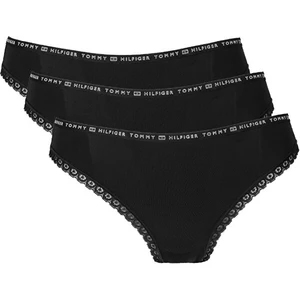 3PACK women's panties Tommy Hilfiger black (UW0UW02825 0R7)