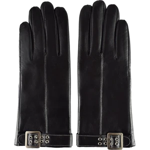 Semiline Woman's Women Leather Antibacterial Gloves P8210