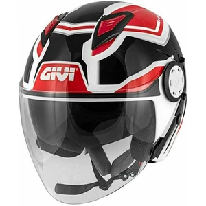 Givi 12.3 Stratos Shade White/Black/Red XS Jethelm