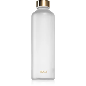 Equa Mismatch skleněná láhev na vodu Velvet White 750 ml