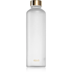 Equa Mismatch skleněná láhev na vodu Velvet White 750 ml