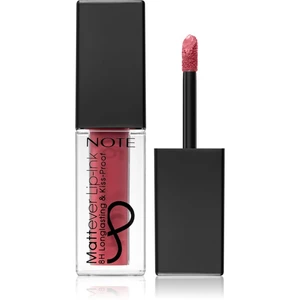 Note Cosmetique Mattever Lip-ink tekutá rtěnka s matným finišem 08 Antique Pink 4,5 ml