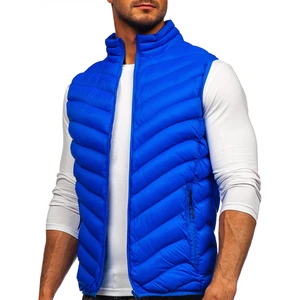 Vestă albastră matlasată Bolf HDL88006