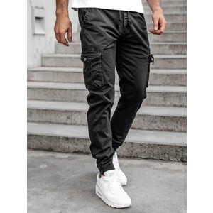 Černé pánské jogger kapsáče Bolf CT6706S0