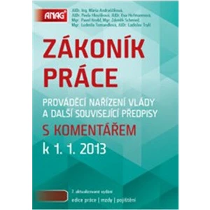 Zákoník práce s komentářem k 1. 1. 2013