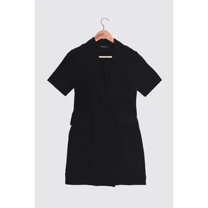Trendyol Black Pocket Detail Jacket Sukienka