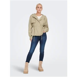 Beige women's light jacket ONLY Chloe - Women