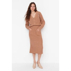 Trendyol Two-Piece Set - Brown - Regular fit