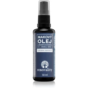 Renovality Original Series Makový olej s přírodním vitamínem E makový olej lisovaný za studena 50 ml