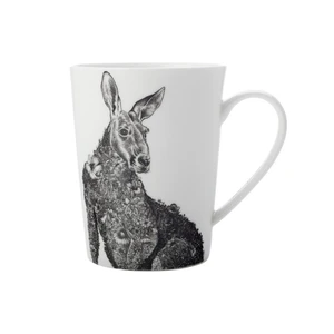 Biely porcelánový hrnček Maxwell & Williams Marini Ferlazzo Kangaroo, 450 ml