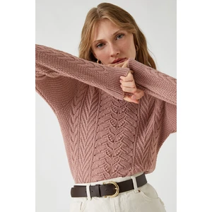Koton Sweater - Pink - Relaxed fit