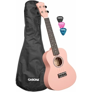 Cascha CUC107 Linden Konzert-Ukulele Pink