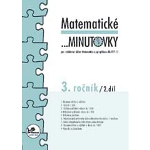 Matematické minutovky pro 3. ročník/ 2. díl [Sešity]