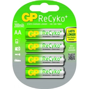 Tölthető ceruzaelem AA, GP Recyko+ Pro 2000mAh, 4 db