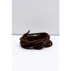Corbby Brown Waxed Thick Shoelaces