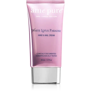 âme pure White Lotus Paradise zjemňujúci krém na ruky a nechty 50 ml