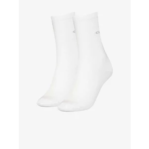 Set of two pairs of women's socks in white Calvin Klein - Women