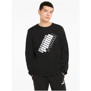 Black Men's Sweatshirt Puma - Men