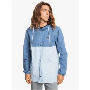 Modrá pánská lehká džínová bunda Quiksilver Natural Dyed - Pánské