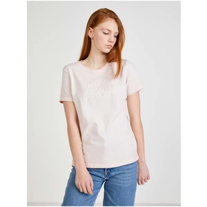 Light Pink Women's T-Shirt Guess - Women