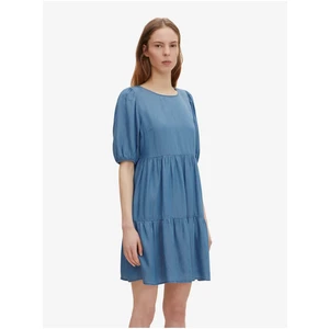 Blue Women's Short Dress Tom Tailor Denim - Women