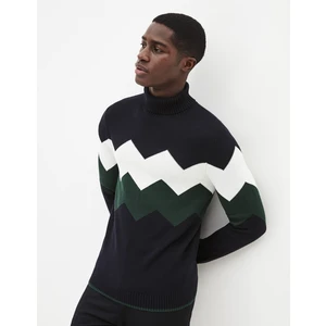 Celio Patterned Sweater Peaky with Turtleneck - Men