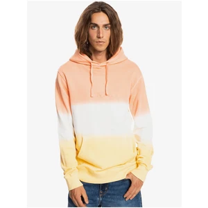 White-Orange Men's Hoodie Quiksilver - Men