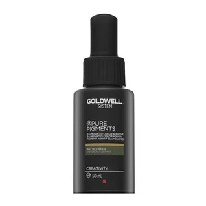 Goldwell System Pure Pigments Elumenated Color Additive koncentrované kvapky s farebnými pigmentmi Matte Green 50 ml