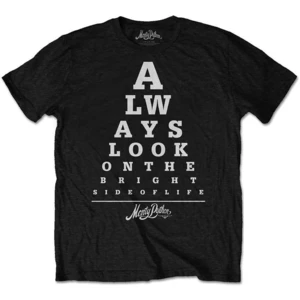 Monty Python Tricou Unisex Bright Side Eye Test XL Negru