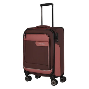 Travelite Kabinový cestovní kufr Viia 4w S Rose 34 l