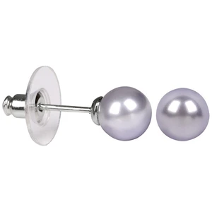 Levien Jemné kôstkové náušnice Pearl Lavender