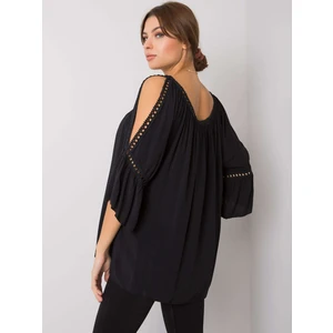 OCH BELLA Black blouse with cutouts