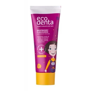 Ecodenta Zubná pasta s malinovou príchuťou pre deti Super + Natura l Oral Care Raspberry Flavoured (Toothpaste For Kids ) 75 ml