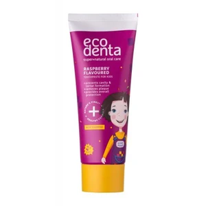 Ecodenta Zubní pasta s malinovou příchutí pro děti Super+Natural Oral Care Raspberry Flavoured (Toothpaste For Kids) 75 ml