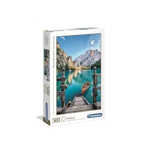 Clementoni - Puzzle 500, Jezero Braies