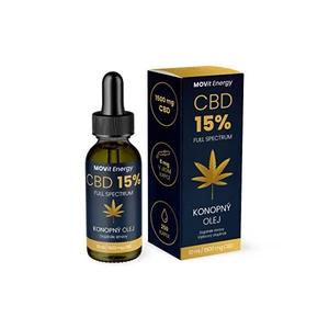 CBD 15% Konopný olej Full Spectrum MOVit Energy (10 ml)