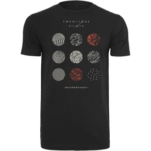 Twenty One Pilots T-shirt Pattern Circles Noir XS