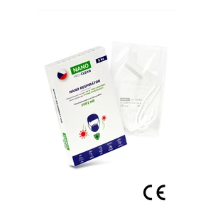 5x FFP2 respirátor NANO MED.CLEAN - B03/bílá f00027