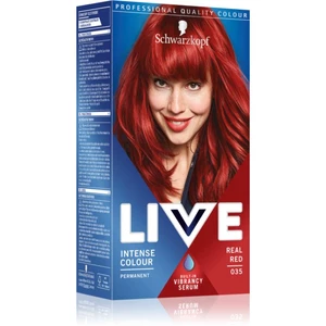 Schwarzkopf LIVE Intense Gel Colour permanentní barva na vlasy odstín 035 Real Red
