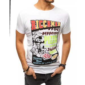White RX4372 men´s T-shirt with print
