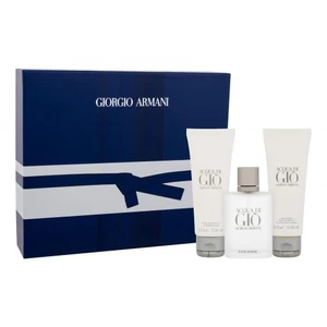 Giorgio Armani Acqua di Giò Pour Homme darčeková kazeta toaletná voda 50 ml + balzam po holení 75 ml + sprchovací gél 75 ml pre mužov