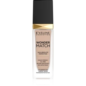 Eveline Cosmetics Wonder Match dlouhotrvající tekutý make-up s kyselinou hyaluronovou odstín 12 Light Natural 30 ml