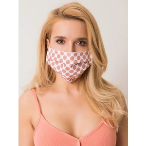 White and pink reusable mask