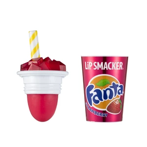 Lip Smacker Coca Cola Fanta štýlový balzam na pery v tégliku príchuť Strawberry 7.4 g