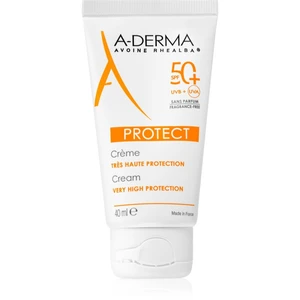 A-Derma Protect ochranný krém na obličej bez parfemace SPF 50+ 40 ml