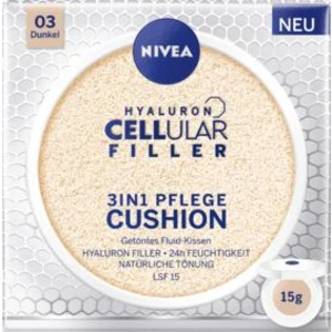 Nivea Pečující make-up v houbičce 3 v 1 Cellular Filler 15 g 03 Dark