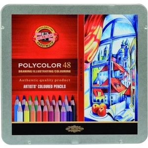 KOH-I-NOOR Polycolor Artist's Coloured Pencils 48 Mélange