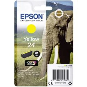 Epson originální ink C13T24244012, T2424, yellow, 4, 6ml, Epson