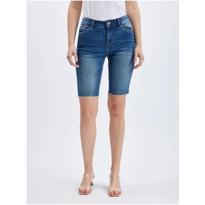 Orsay Dark Blue Womens Denim Shorts - Women